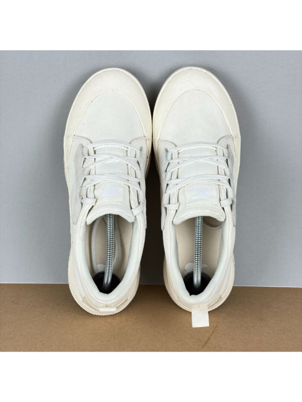 Sorel Out N About III Low Canvas Sneakers Womens 10 White Lace Up Shoes - Picture 9 of 10